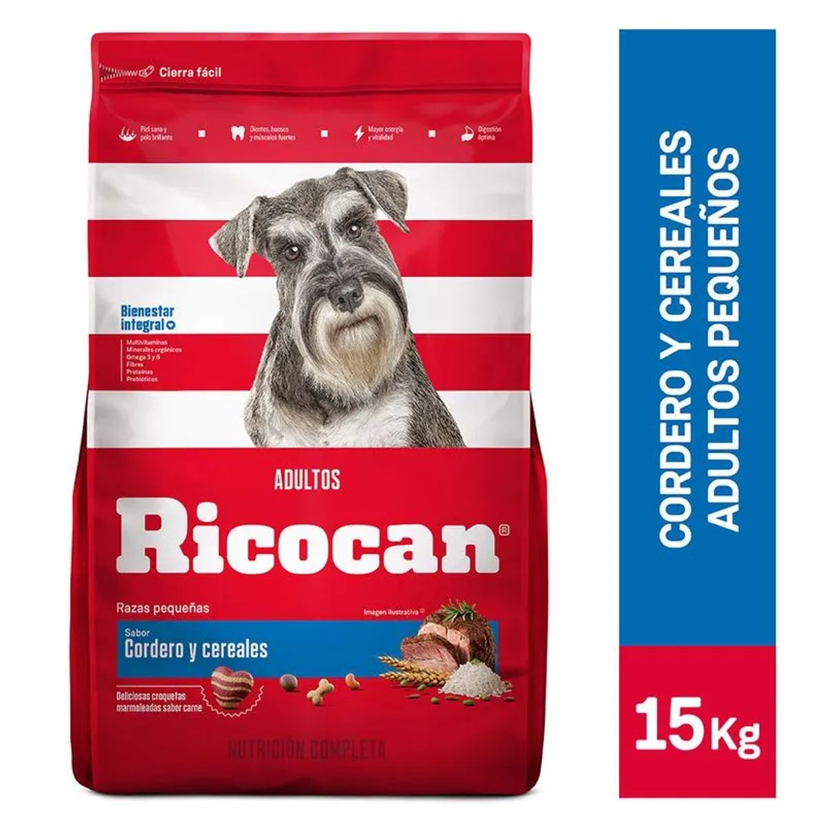 Sabor Cordero Cereales Razas Pequeñas Adultos 15kg