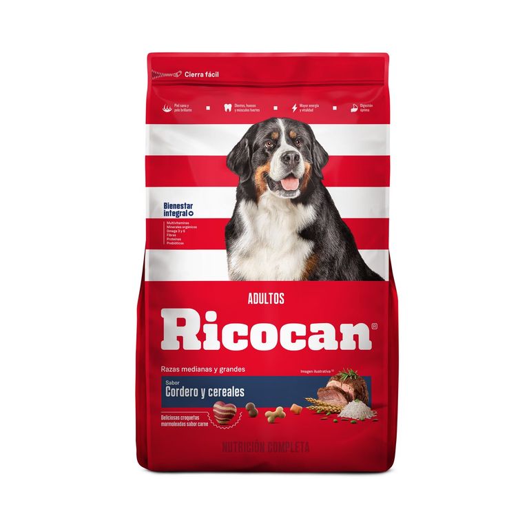 Alimento Seco para Perro Adulto Sabor Cordero y Cereales 15 kg