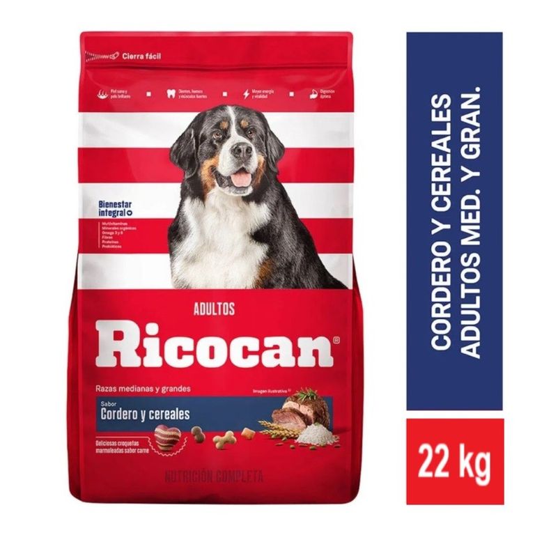 Adultos Corderos Razas Medianas y Grandes 22 Kg