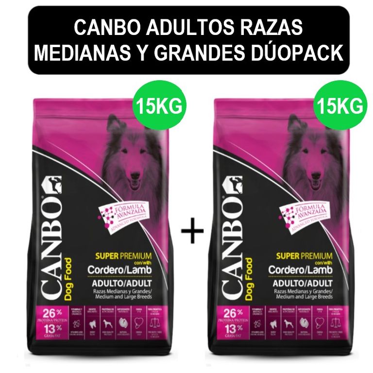 Adulto Razas Medianas y Grandes Dúo Pack 15 Kg