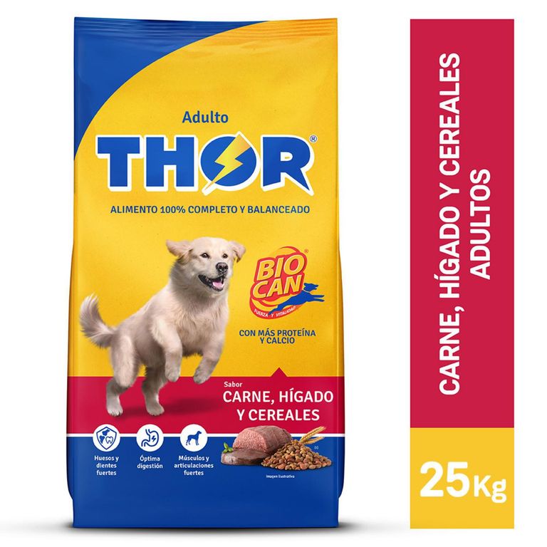 Adultos Alimento para Perros 25kg Sabor Carne/Hígado