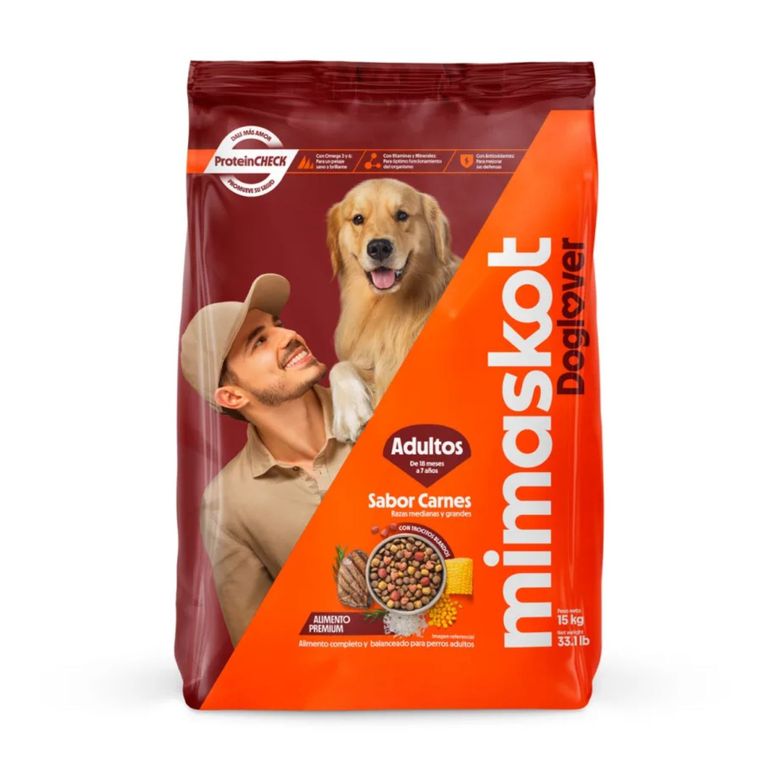 Alimento para Perro Adulto Carnes Razas MedGran 15 Kg