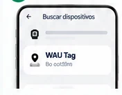 Ilustración de búsqueda de dispositivos en Google Find Hub
